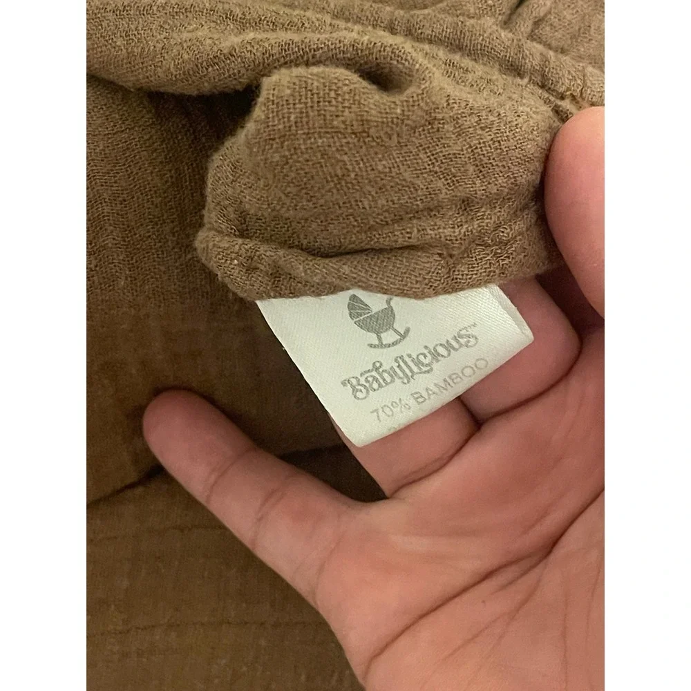 Lot of 9  Baby Muslin Swaddle Blanket Bamboo Neutral Boho supersoft cozy